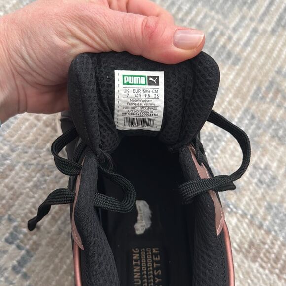 Puma RS-X Trophy Women’s Sneakers Black Rose Gold size 9.5 - Picture 3 of 11